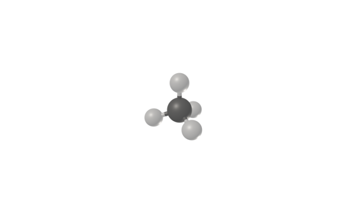 浏览量1290 3d 分享 1 甲烷分子的3d模型,将抽象的分子结构立体化