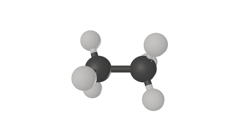 乙烷分子模型