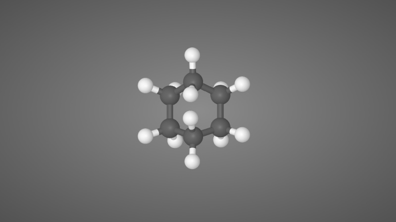船式环己烷分子结构模型
