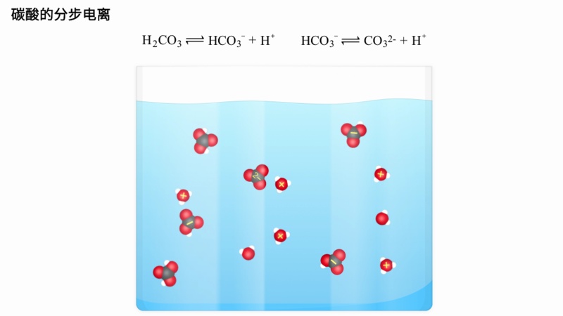 碳酸的分步电离
