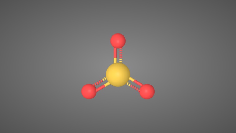 三氧化硫分子的大π键