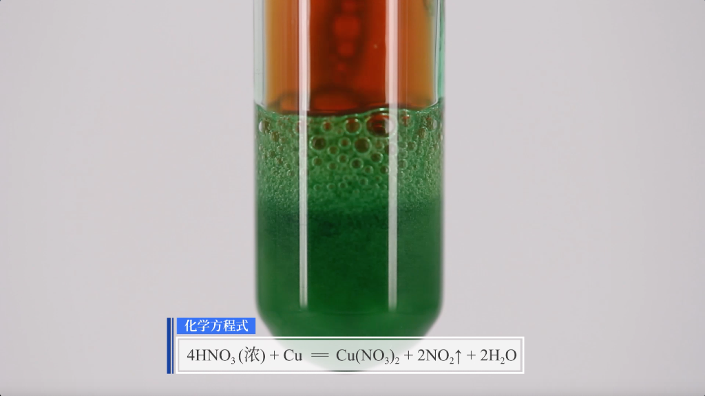 铜与浓硝酸反应