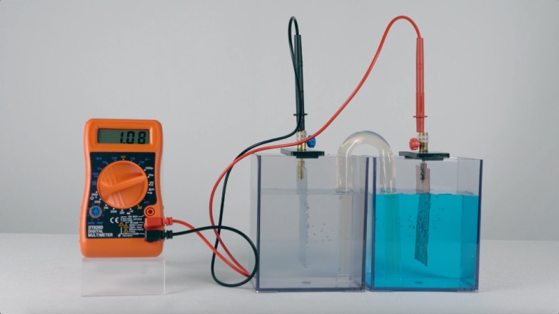 锌铜双液原电池_火花学院