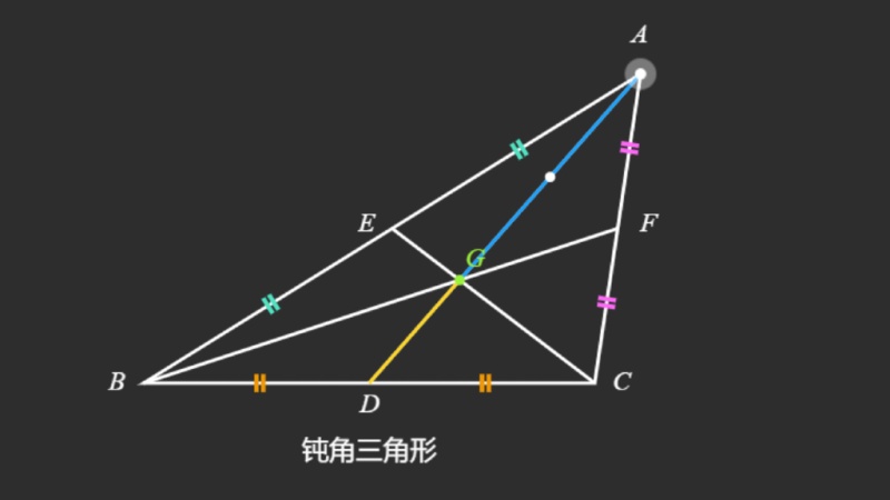 三角形的重心 火花学院